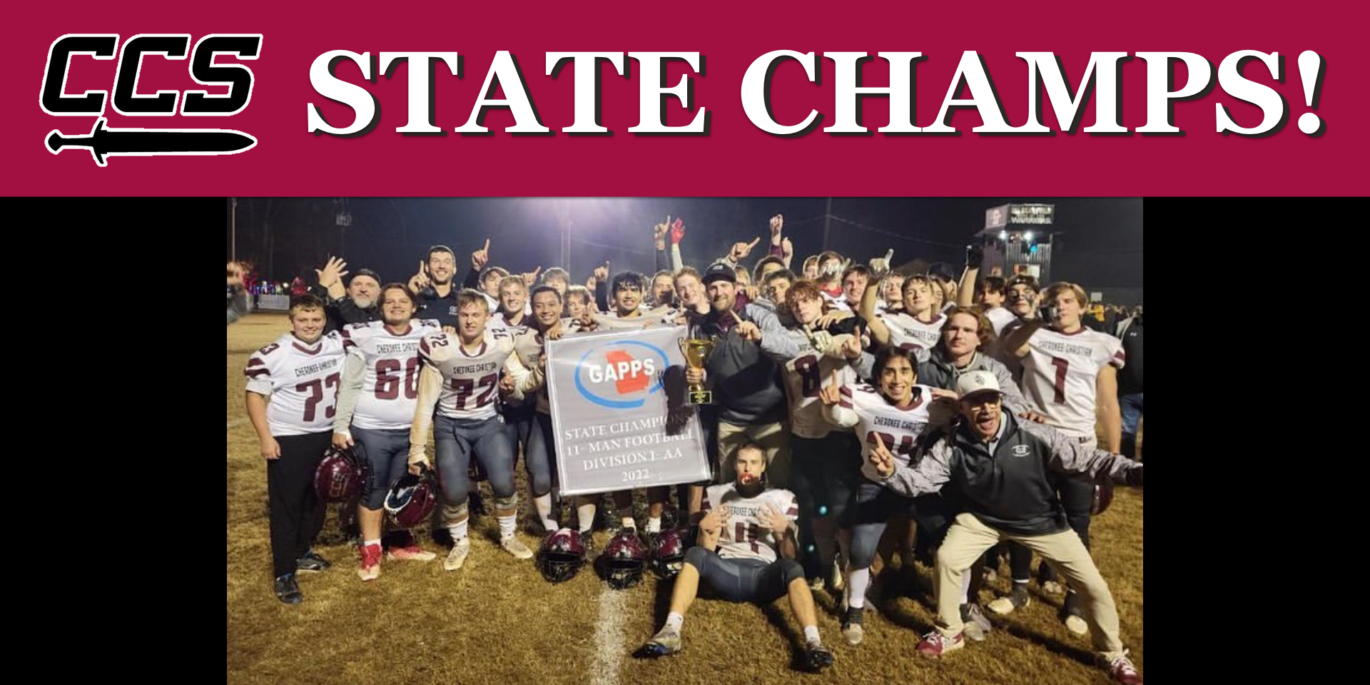 GO WARRIORS 2022 FB state champs